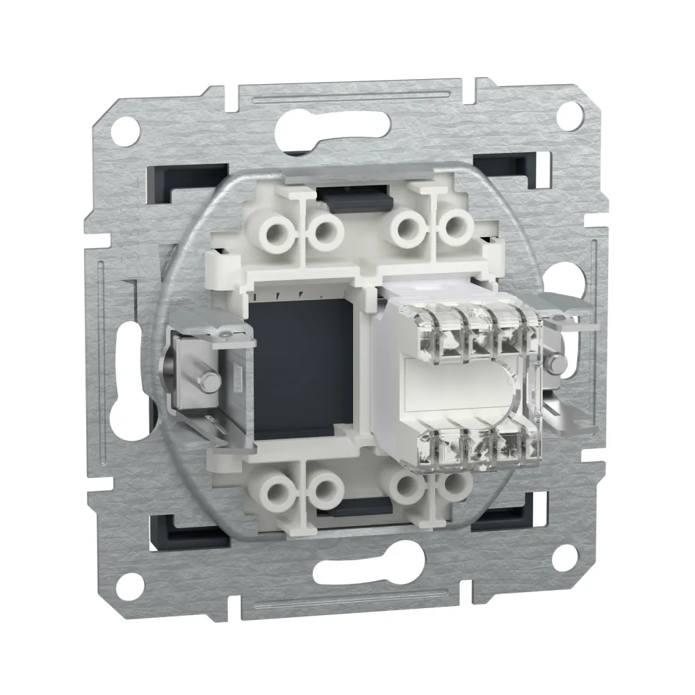 Розетка комп'ютерна Schneider Electric Asfora антрацит RJ-45 UTP 5E внутрішня EPH4300171