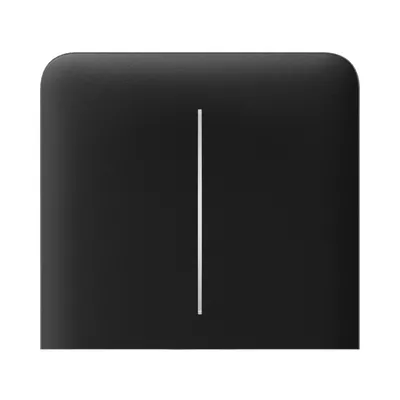 AJAX Ajax SideButton (2-gang) vertical [55] ASP black кнопка 46484 83435.143.BL