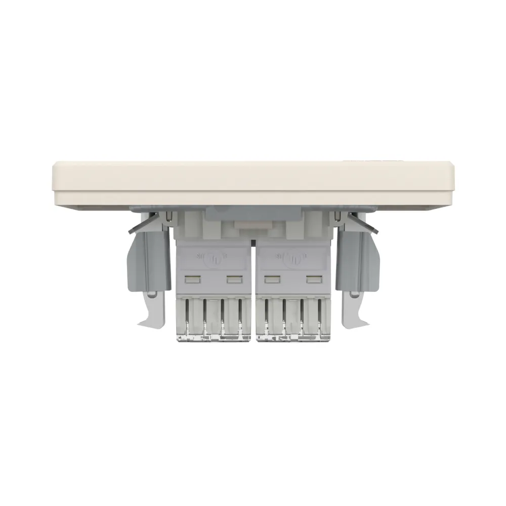 Розетка комп'ютерна Schneider Electric Asfora кремова подвійна RJ45 UTP 5E внутрішня EPH4400123