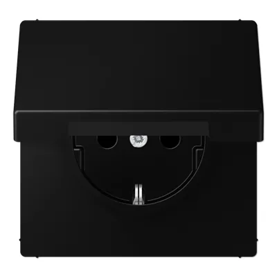 JUNG LS.x механізм SCHUKO®-розетка 16 A / 250 B ~ матовий чорний графіт LS1520BFKLSWM