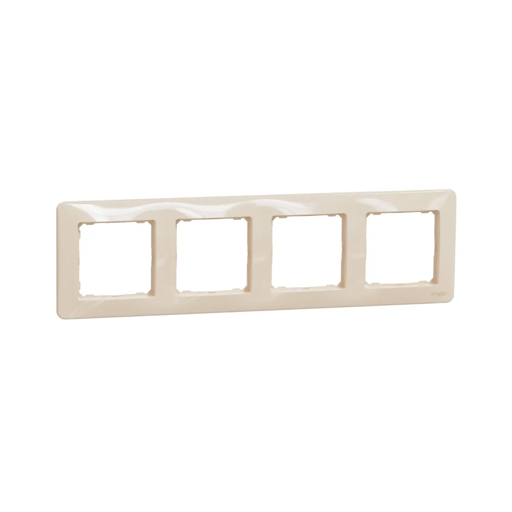 Рамка Schneider Sedna Design 4-х кратная бежевый SDD312804