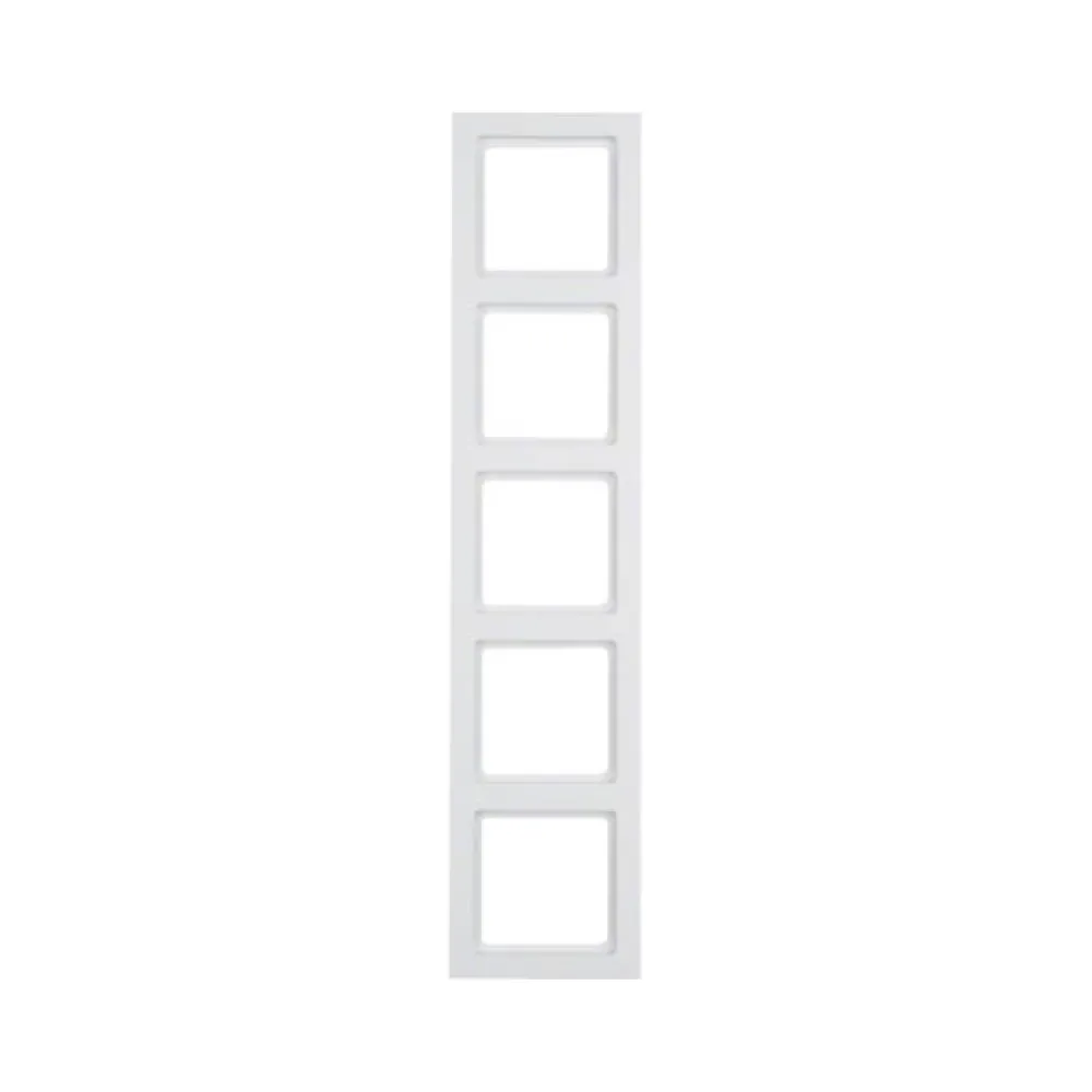 Рамка 5 постов Berker Q.1 полярная белизна 10156089