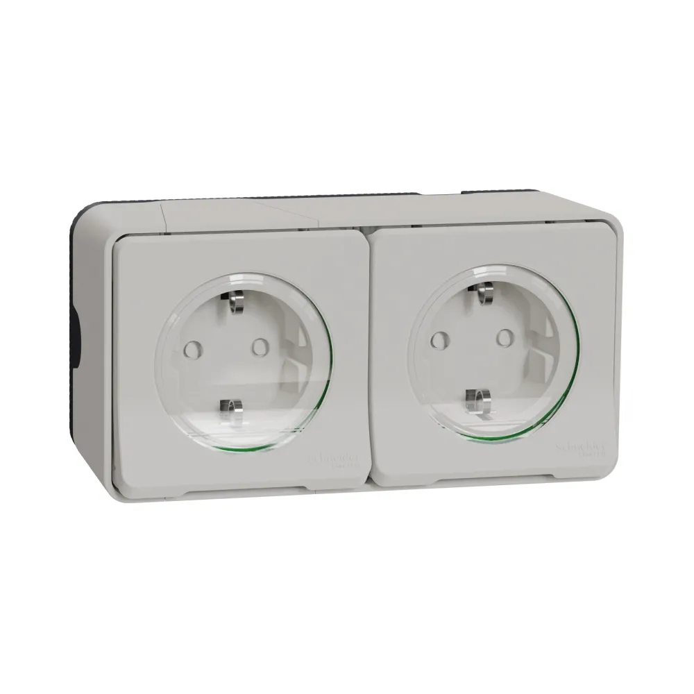 БЛОК ПОДВ З/М з з/к шторк, БІЛИЙ, IP55 MUR39035