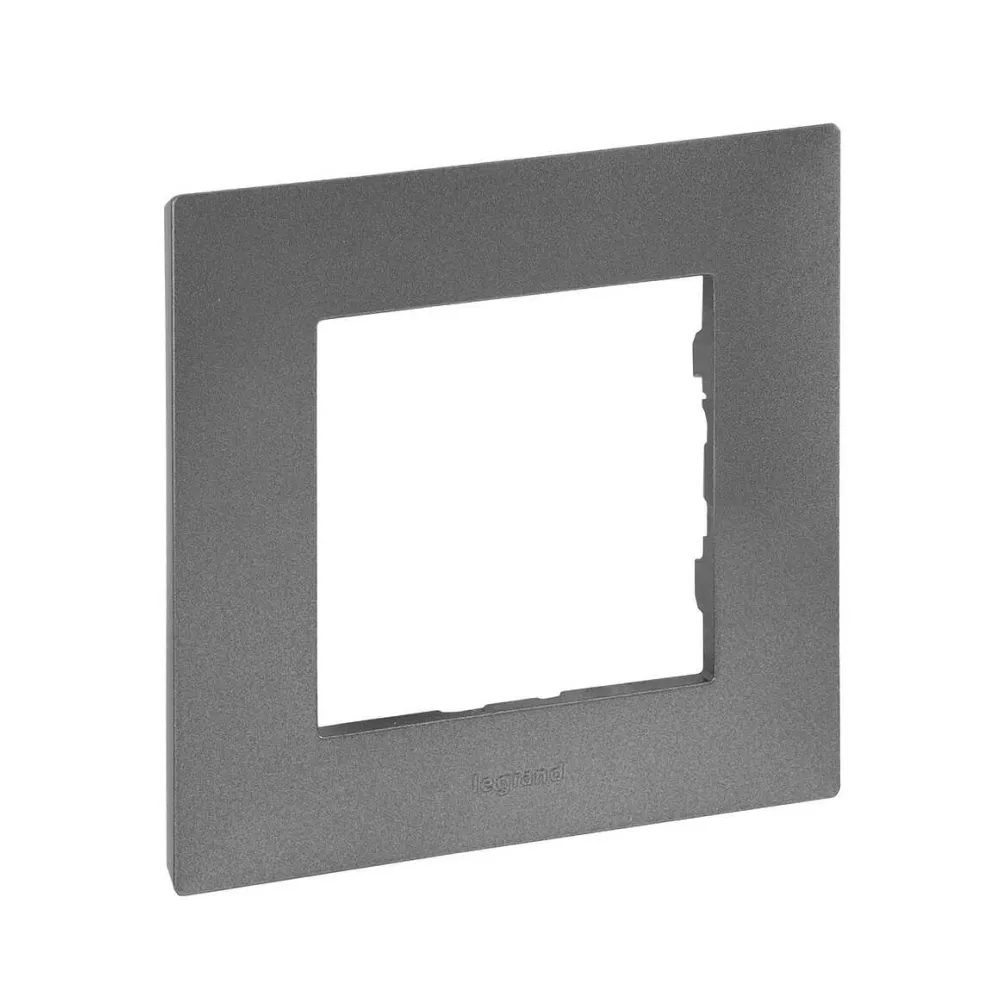Рамка Legrand Niloe Step 1-постовая сталь 863491