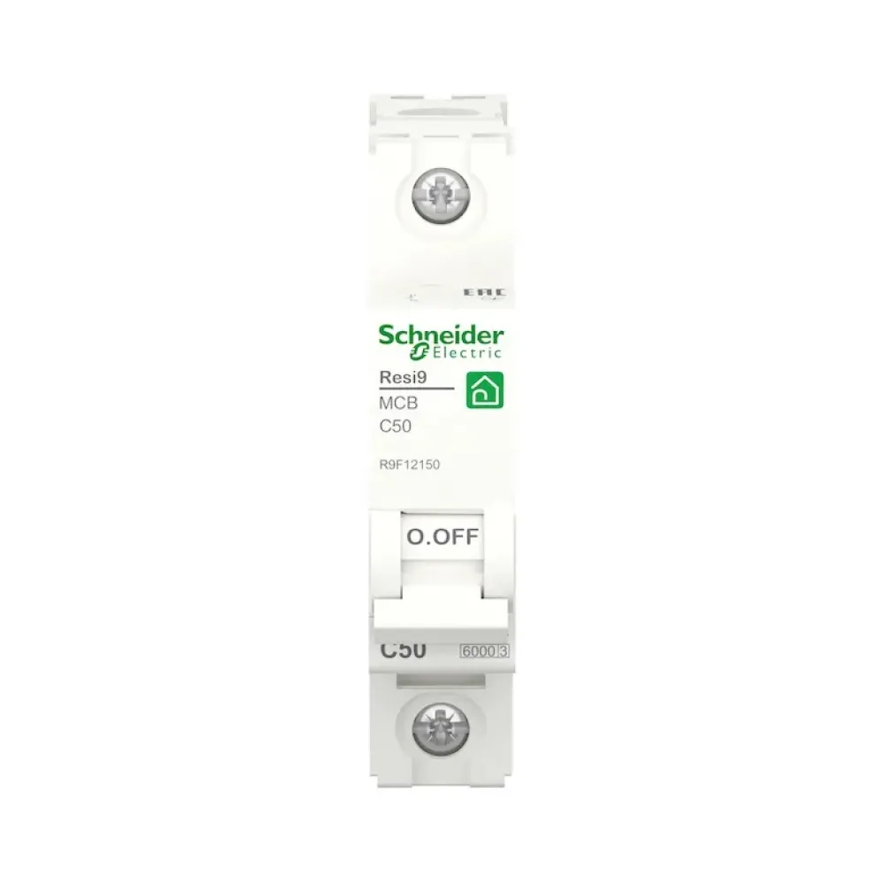 Автоматичний вимикач Schneider Electric Resi 9 6кА С 1p 50A C R9F12150