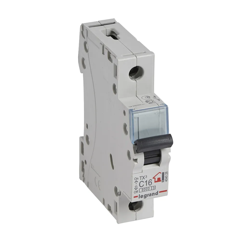 LEGRAND Автоматичний вимикач, 6kA, C 16А 1П 404028