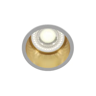 Світильник внутрішнього монтажу Downlight Reif GU10 50 Вт Білий з золотим DL049-01WG MAYTONI