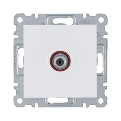 Розетка САТ Hager Lumina біла WL3230