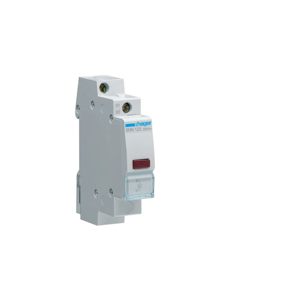 Световой индикатор Hager LED 230 В красный SVN122