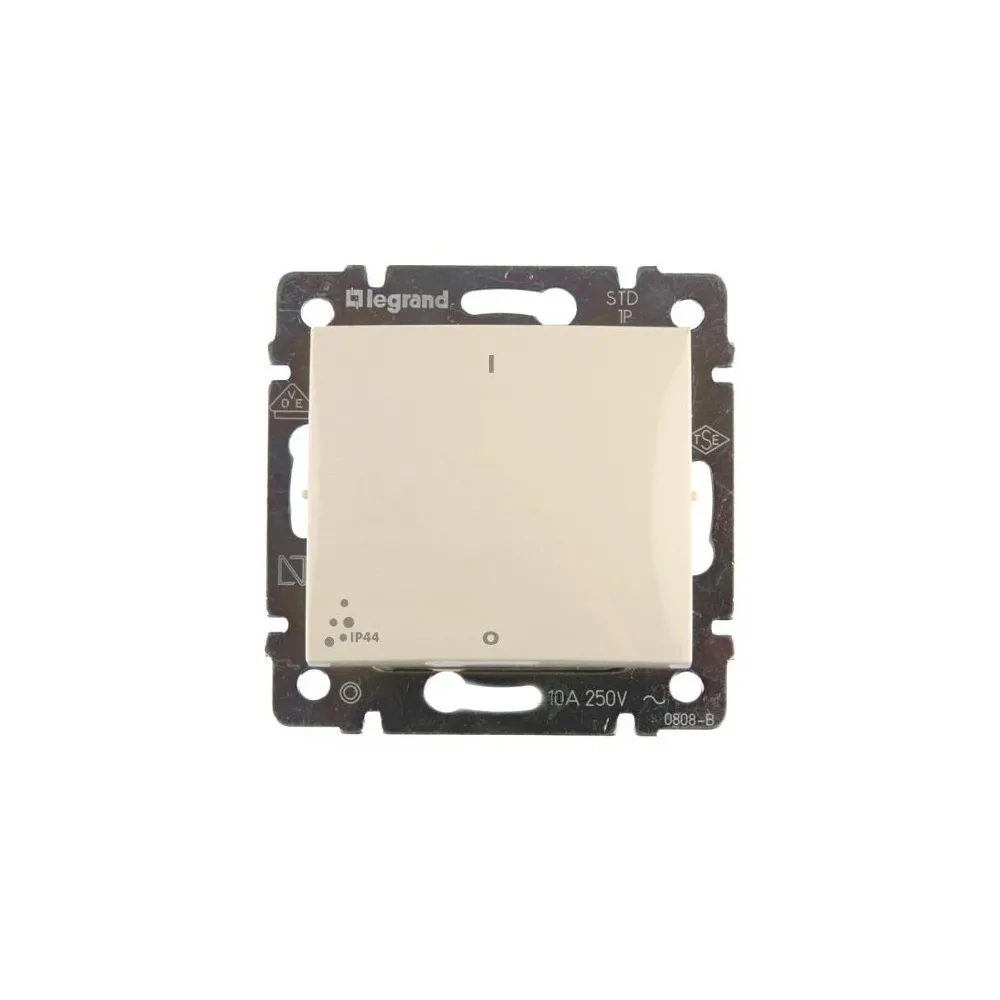 Legrand Valena Classic Вимикач 2-полюсний 10А ІР44 Слонова кістка 774192