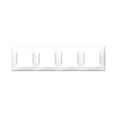 Рамка Schneider Electric Sedna біла 4-кратна SDN5800721