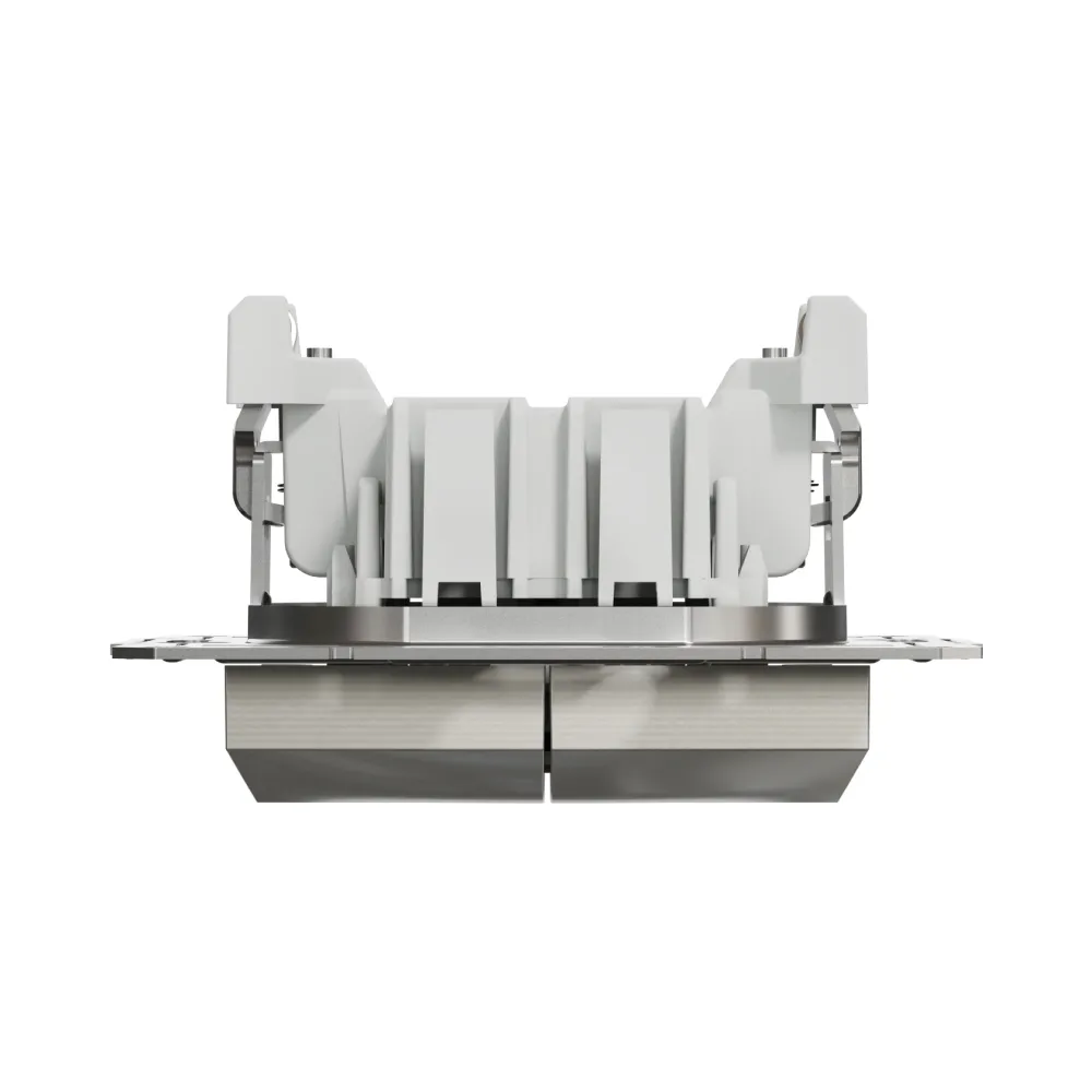 Выключатель Schneider Electric Asfora бронза двухклавишный самозажимной внутренний EPH0300169