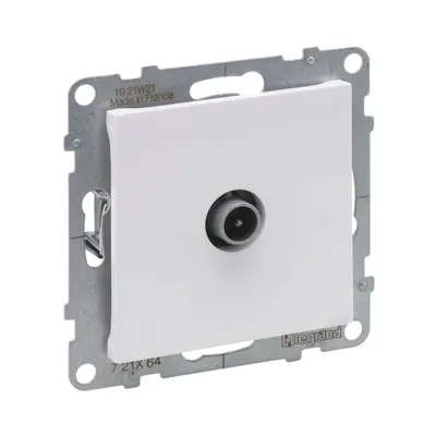 Legrand SUNO Розетка TV зірка, колір Білий 721164
