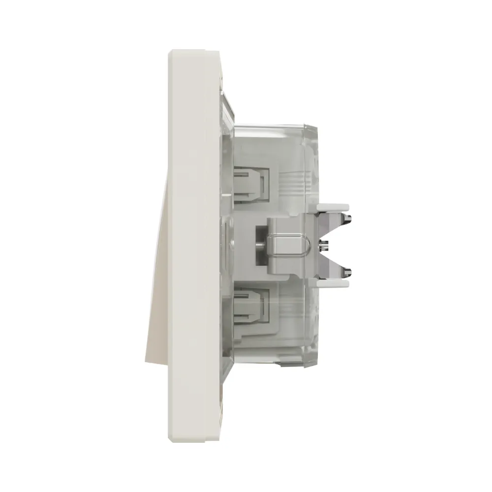 Вимикач Schneider Electric Asfora кремовий одноклавішний внутрішній IP44 EPH0100223