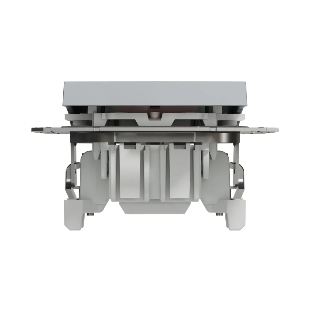 Вимикач Schneider Electric Asfora прохідний з підсвічуванням сталь EPH1500162