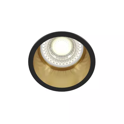 Світильник внутрішнього монтажу Downlight Reif GU10 50 Вт Чорний з золотом DL049-01GB MAYTONI