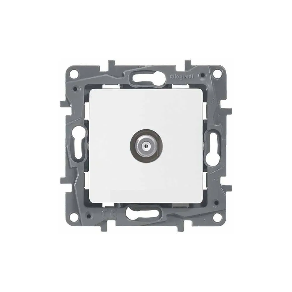 Legrand ETIKA Розетка TV прохідна 15дБ білий 672263