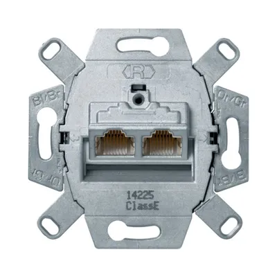 Комп'ютерна розетка Berker RJ45 екранована UAE 8-полюсн. Cat.6Е 455501