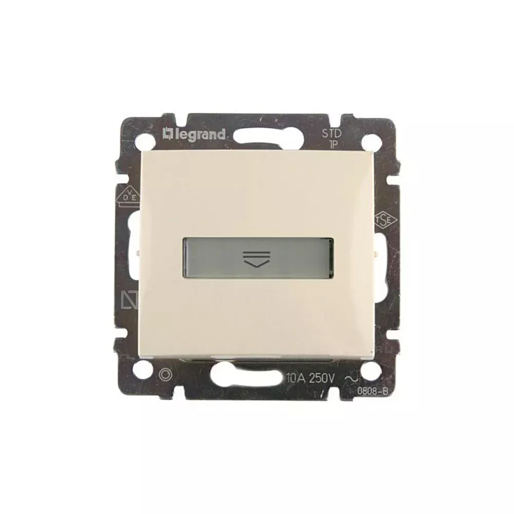 Legrand Valena Classic Вимикач з ключ-карткою 10А Слонова кістка 774134