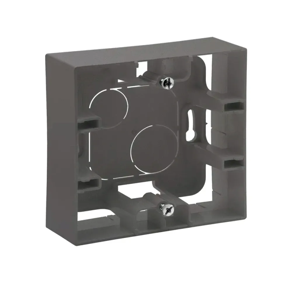Коробка Legrand Niloe Step зовнішня одинарна сталь 863497