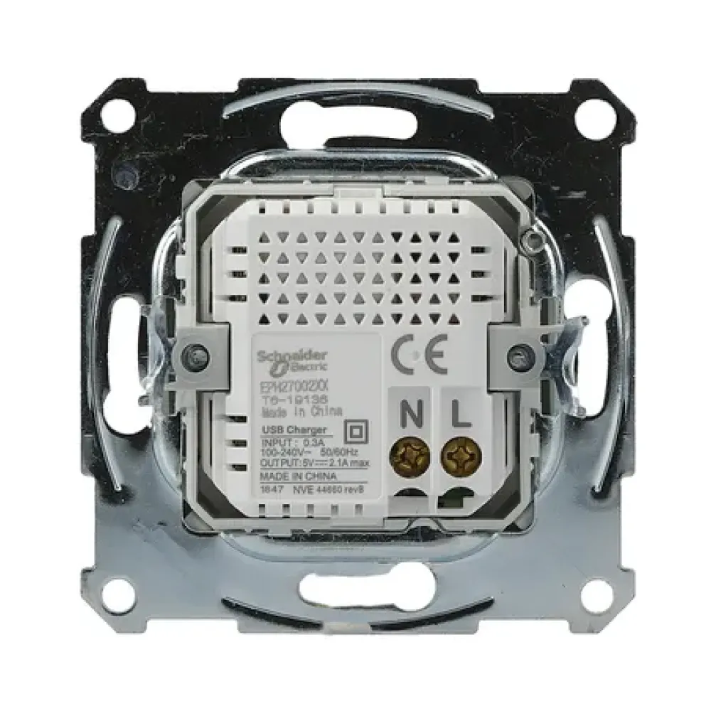 Розетка USB Schneider Electric Asfora бронза двойная внутренняя EPH2700269