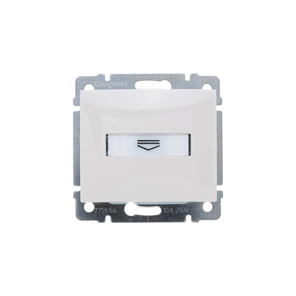 Legrand Valena Classic Вимикач з ключ-карткою 10А Білий 774234