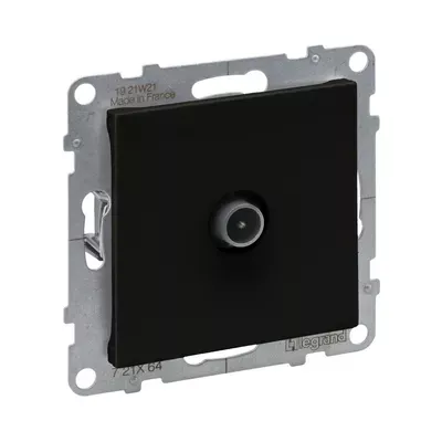 Legrand SUNO Розетка TV зірка, колір Чорний 721464