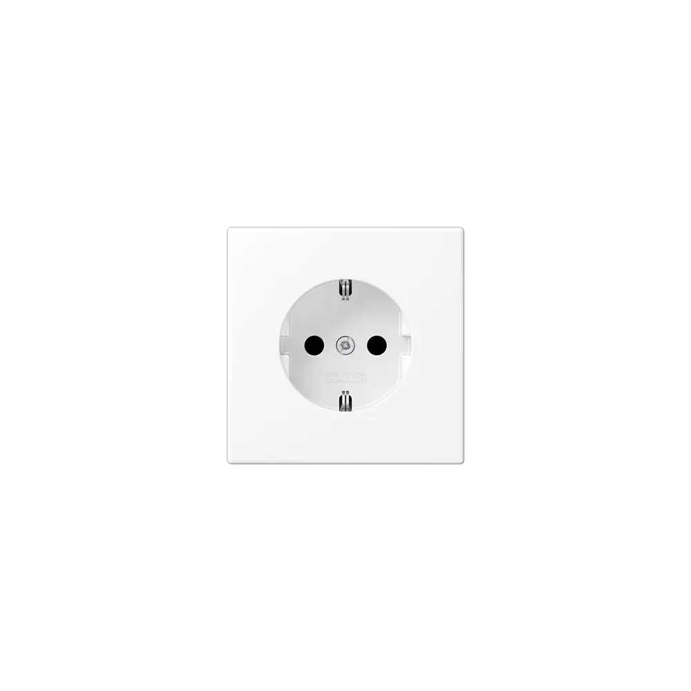 JUNG LSx-механізм SCHUKO®-розетка 16 A / 250 B ~ білосніжний матовий LS1520WWM