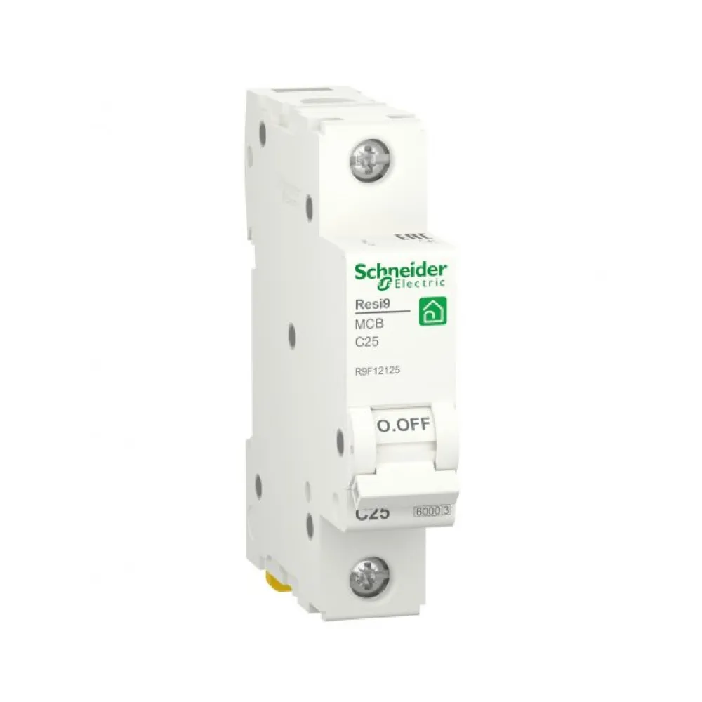 Автоматичний вимикач Schneider Electric Resi 9 6кА С 1p 25A R9F12125