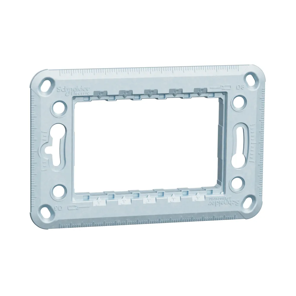 Суппорт пластиковый Schneider Electric Unica New Zamak 3 модуля NU7103