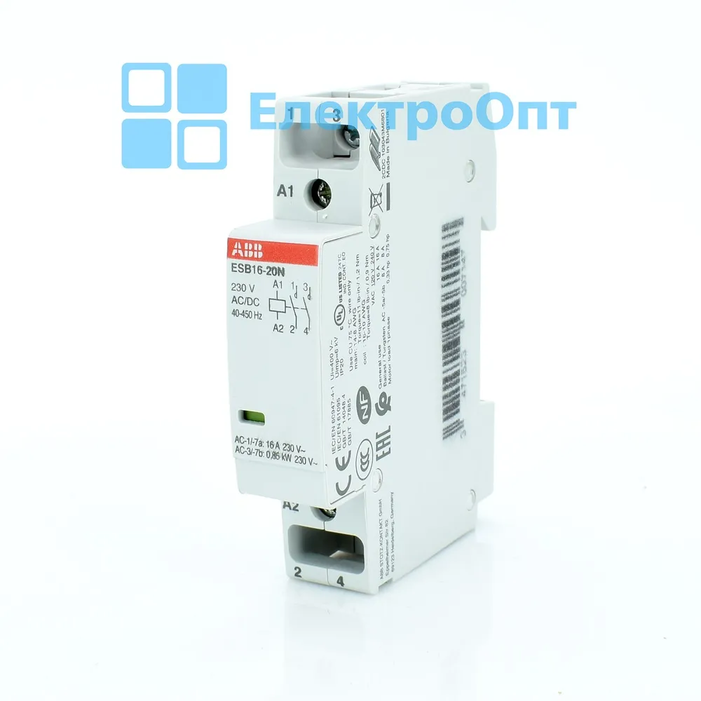 ESB16-20N-06 Модульний контактор ESB16-20N-06