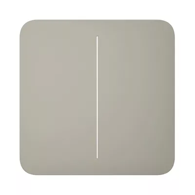 Накладна панель AJAX SoloButton для LightSwitch (2-gang) 46019.144.OL