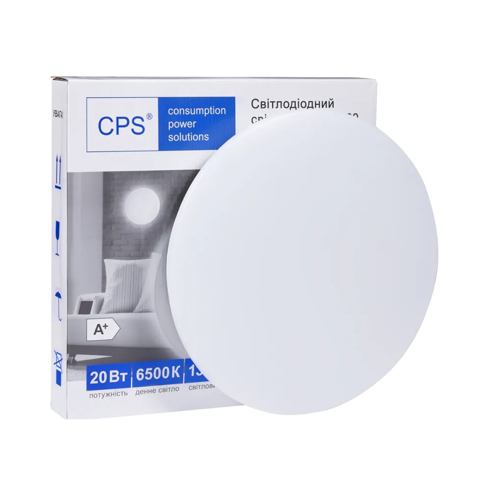Светодиодный светильник CPS ультраплоский LED 20W UCL-20K40