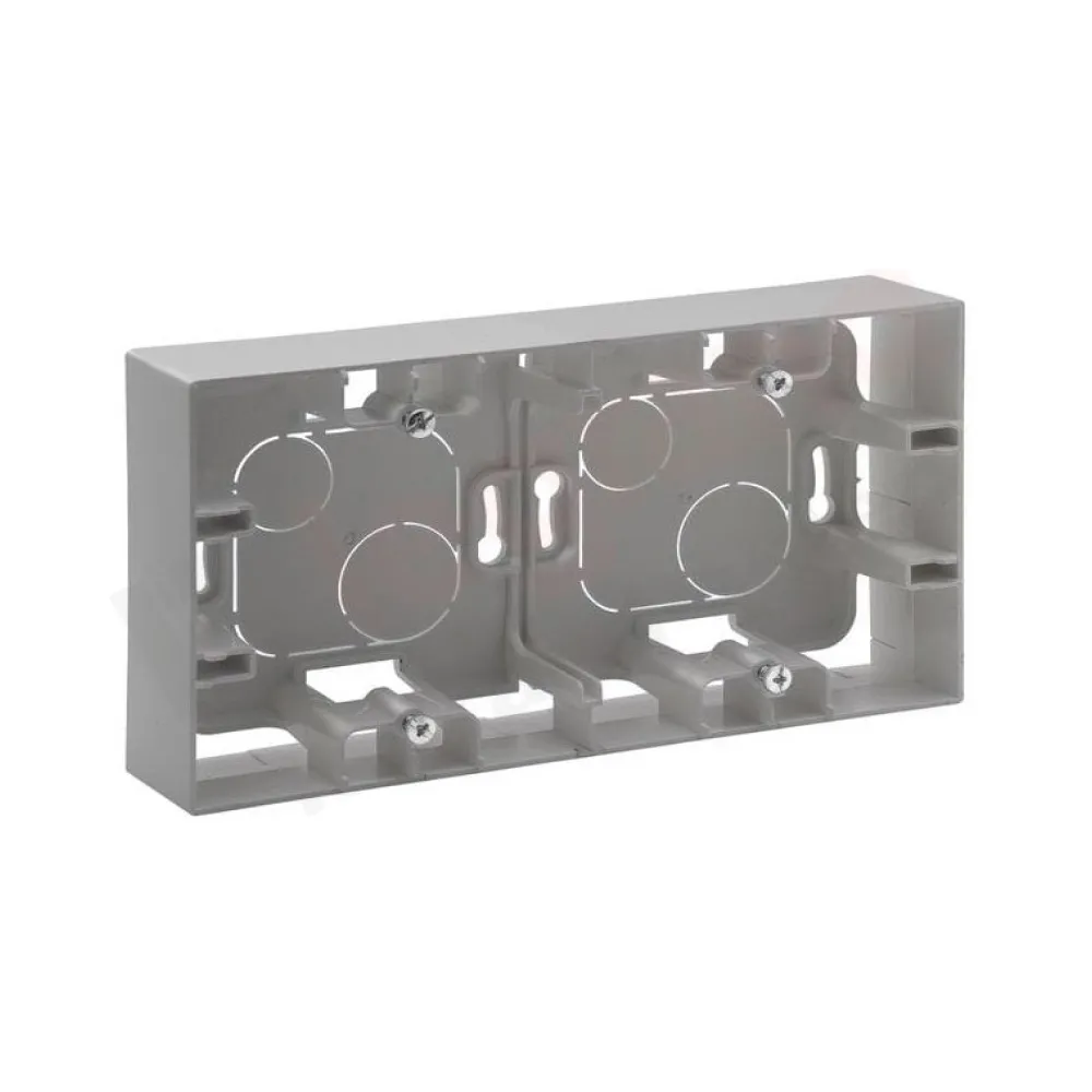 Коробка Legrand Niloe Step сталь наружная двойная 863498