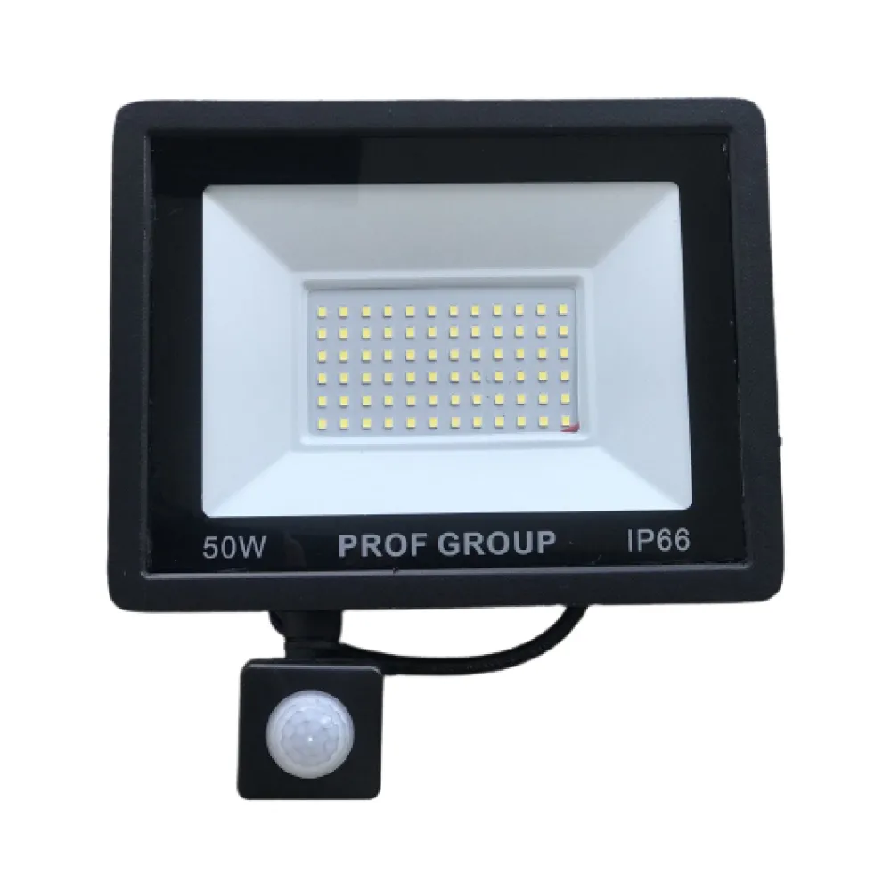 LED прожектор Profgroup с датчиком движения LPD-50W (PG)
