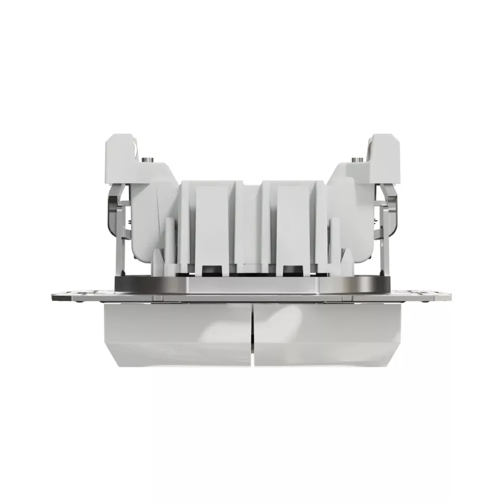 Выключатель Schneider Electric Asfora двухклавишный белый без рамки EPH0370121