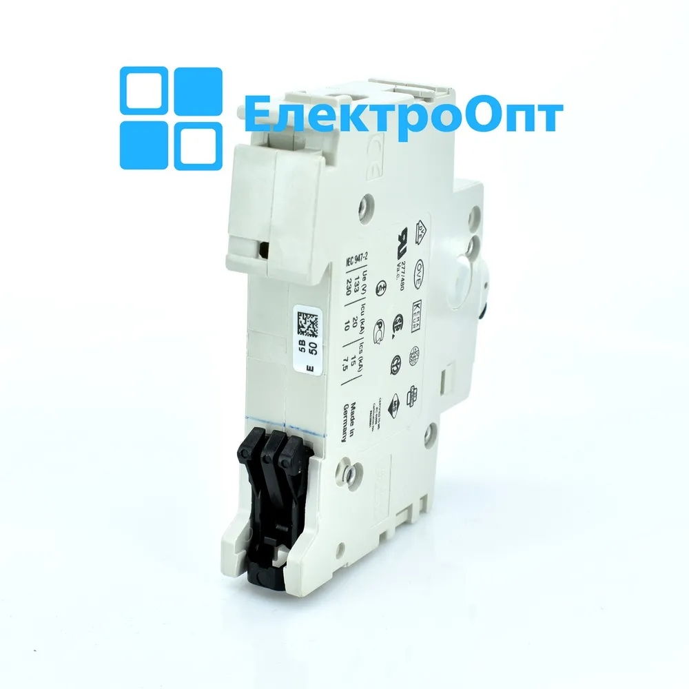 ABB Автоматичний вимикач, 6kA, 1p, 50A S201-B50