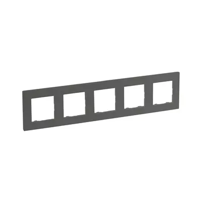 Рамка Legrand Niloe Step 5-постова сталь 863495