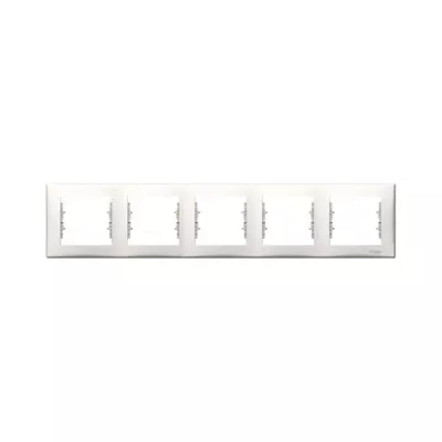 Рамка Schneider Electric Sedna кремова 5-кратна SDN5800923