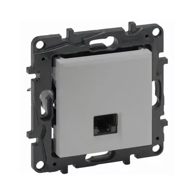 Розетка комп'ютерна Legrand Niloe Step RJ45 CAT5e UTP алюміній 863367