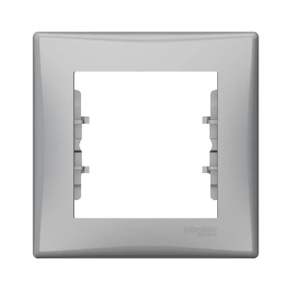 Рамка Schneider Electric Sedna алюминий одноместная SDN5800160
