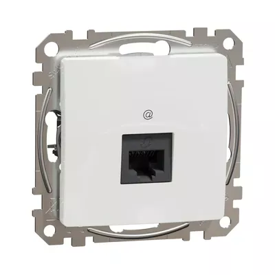 Розетка комп'ютерна Sedna Design Schneider Electric білий RJ45 кат. 5е UTP SDD111451