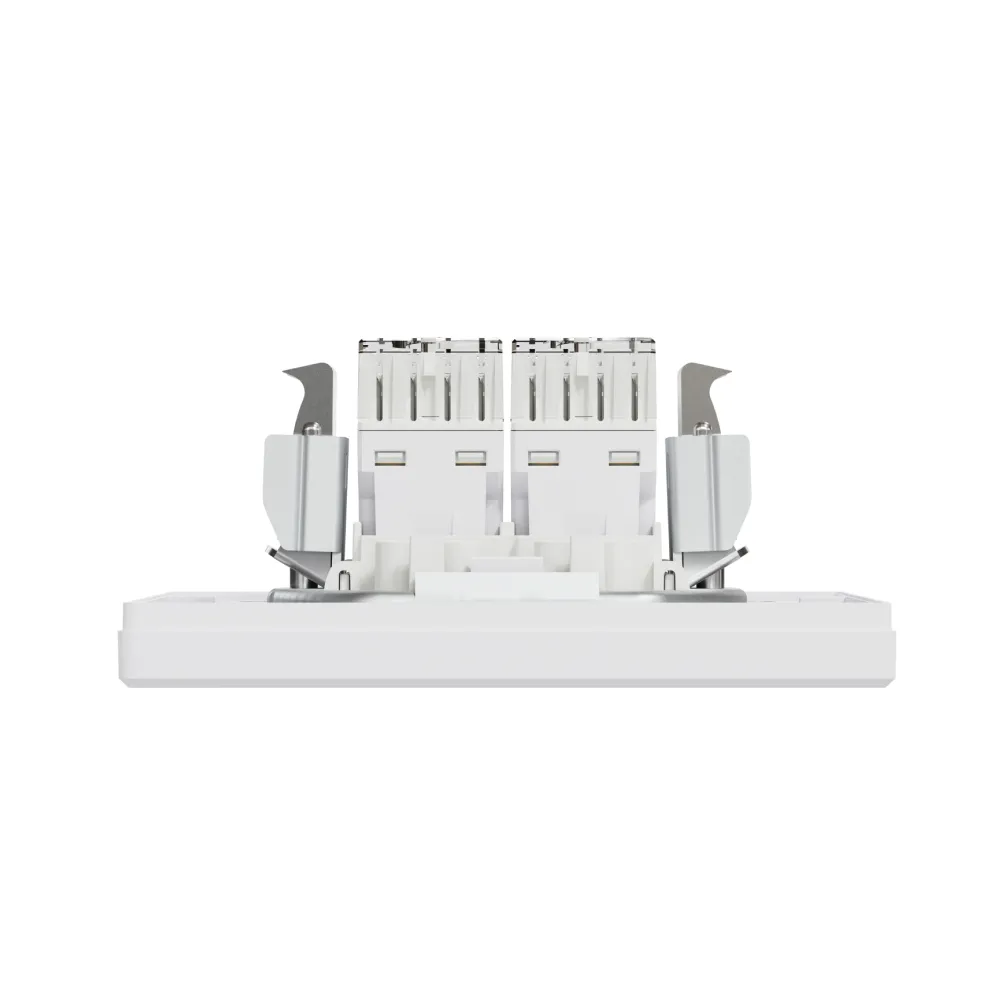 Розетка компьютерная Schneider Electric Asfora белая двойная RJ45 UTP 5E внутренняя EPH4400121
