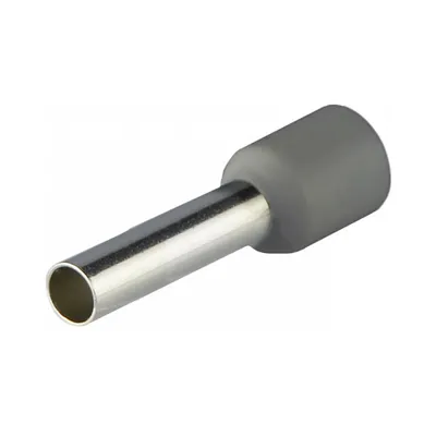 Наконечник втулочный UAE с изоляцией E10,0-12 серый E1012grey