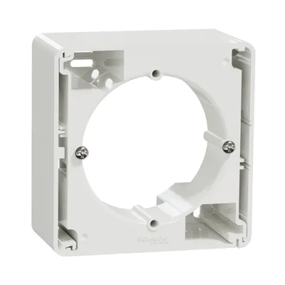 Коробка для наружного монтажа Schneider Sedna Design 1 пост белый SDD111901