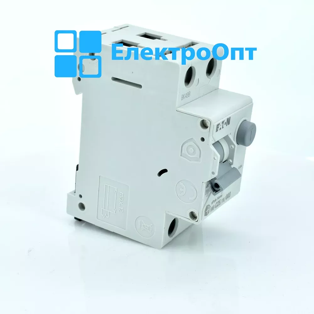 Дифференциальный автомат Eaton HNB-C25/1N/003 2P 25А 30мА характеристика C тип AC 195129