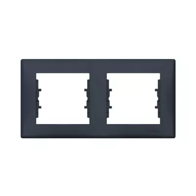 Рамка Schneider Electric Sedna графіт 2-кратна SDN5800370