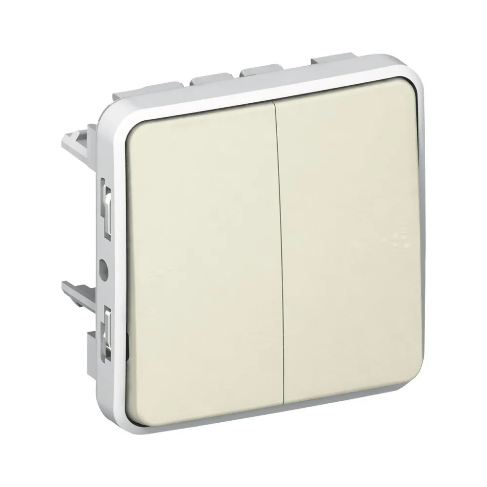 Переключатель Legrand Plexo белый на 2 направления 069625
