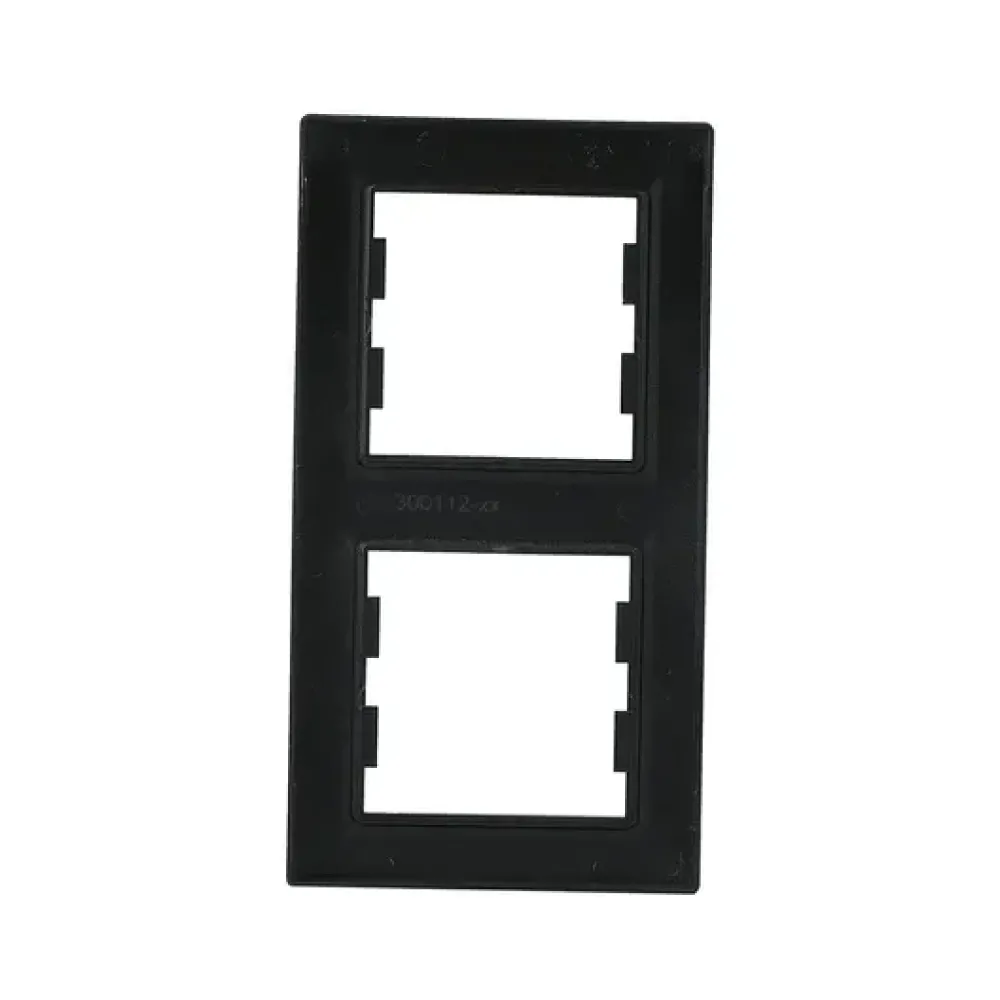 Рамка Schneider Electric Asfora антрацит двухместная вертикальная EPH5810271