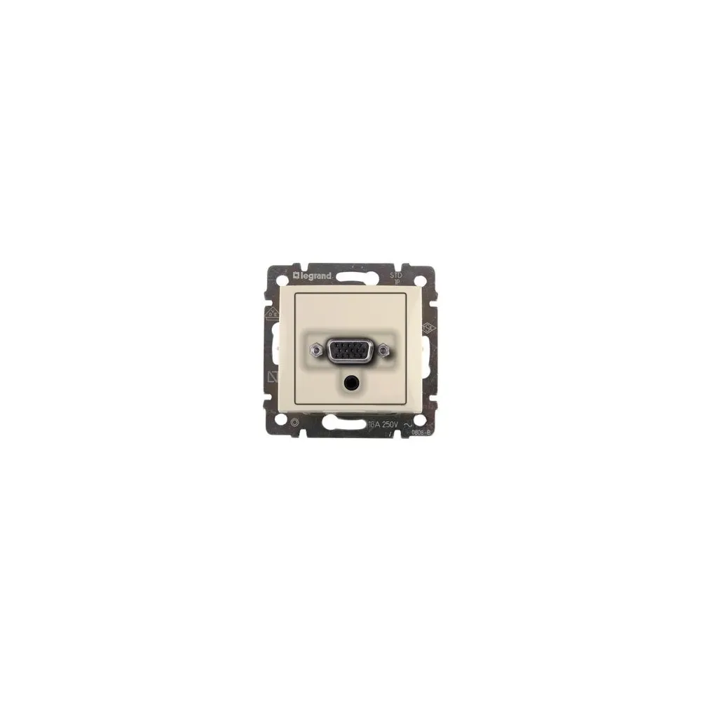 Legrand Valena Classic Розетка HD15+Jack 3,5мм Слонова кістка 774182